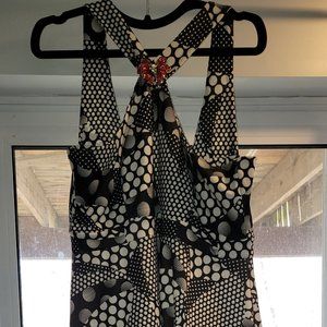 Tatyana Messy Dot Swing Dress